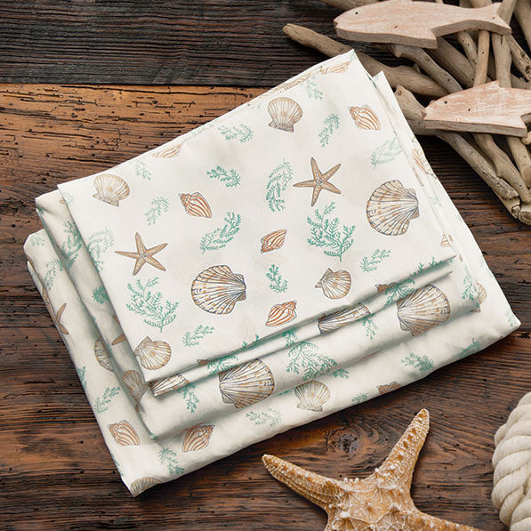 Scattered Seashell Sheet Sets - CLEARANCE