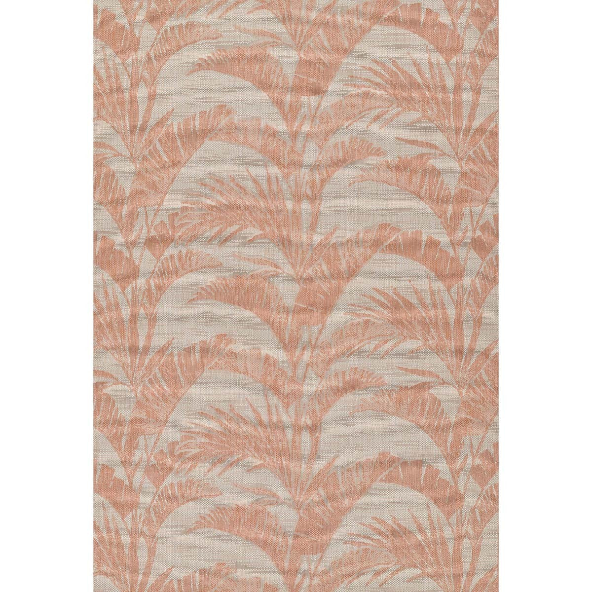 Coral Summer Palm Indoor/Outdoor Rug Collection