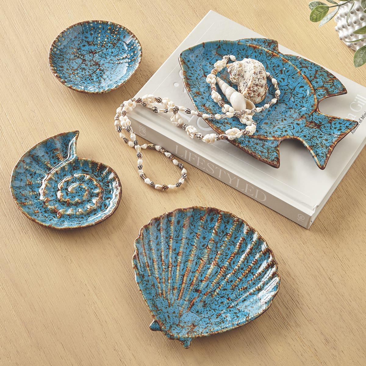Ceramic Sea Life Plate Collection