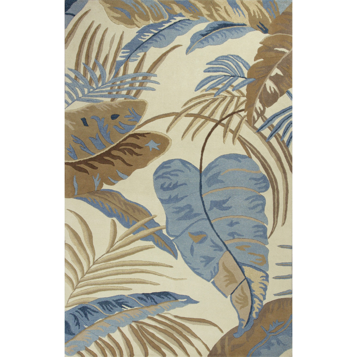 Havana Ivory and Blue Rainforest Rug Collection