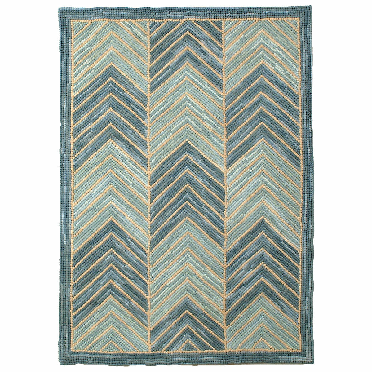 Camp Blue Chevron Rug Collection