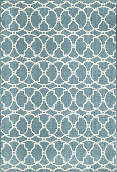Baja Circlet Blue Rug Collection