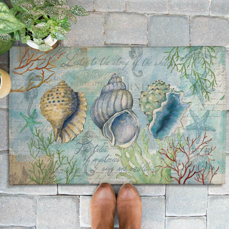 Seashell Story Outdoor Rugs