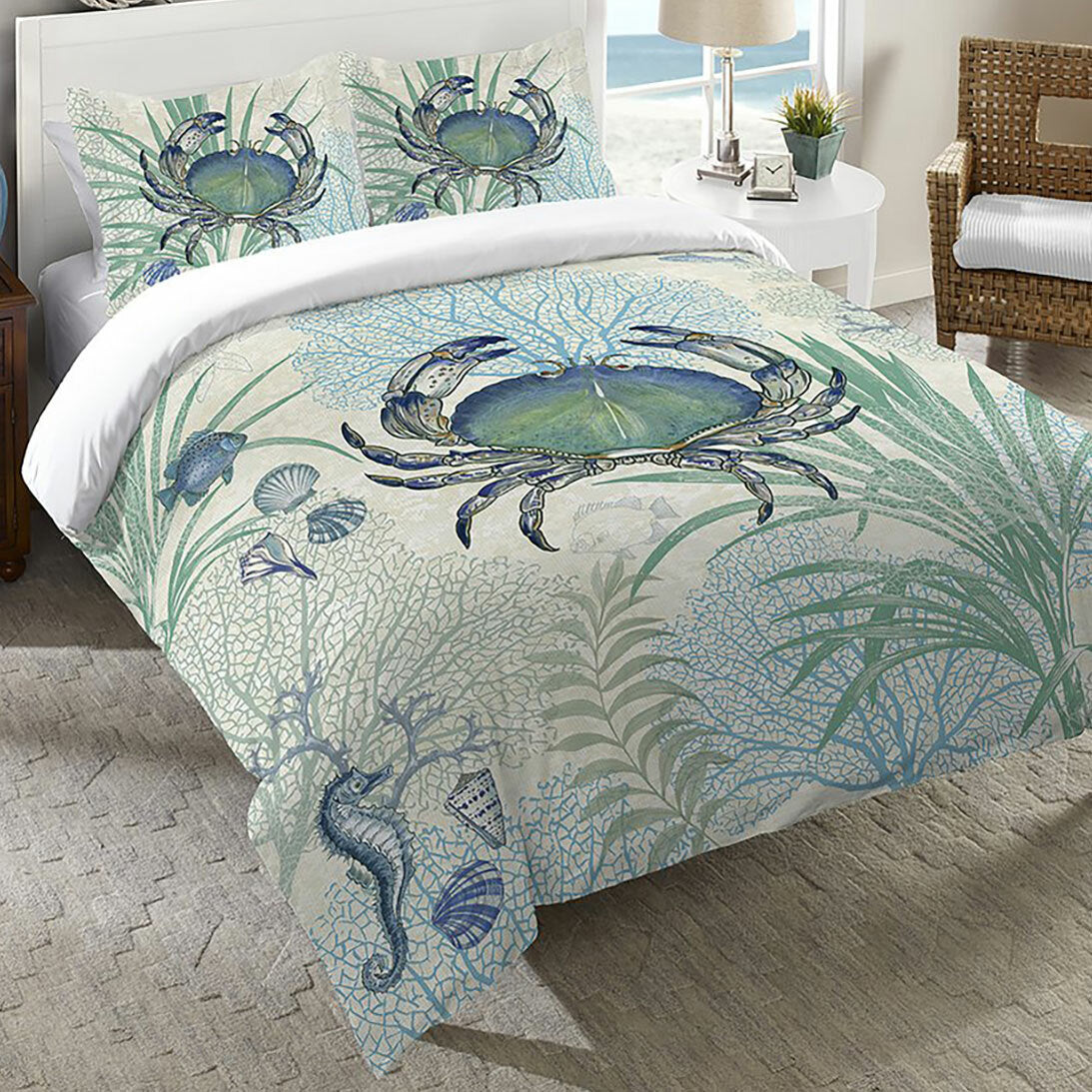 Blue Sea Life Bedding Collection