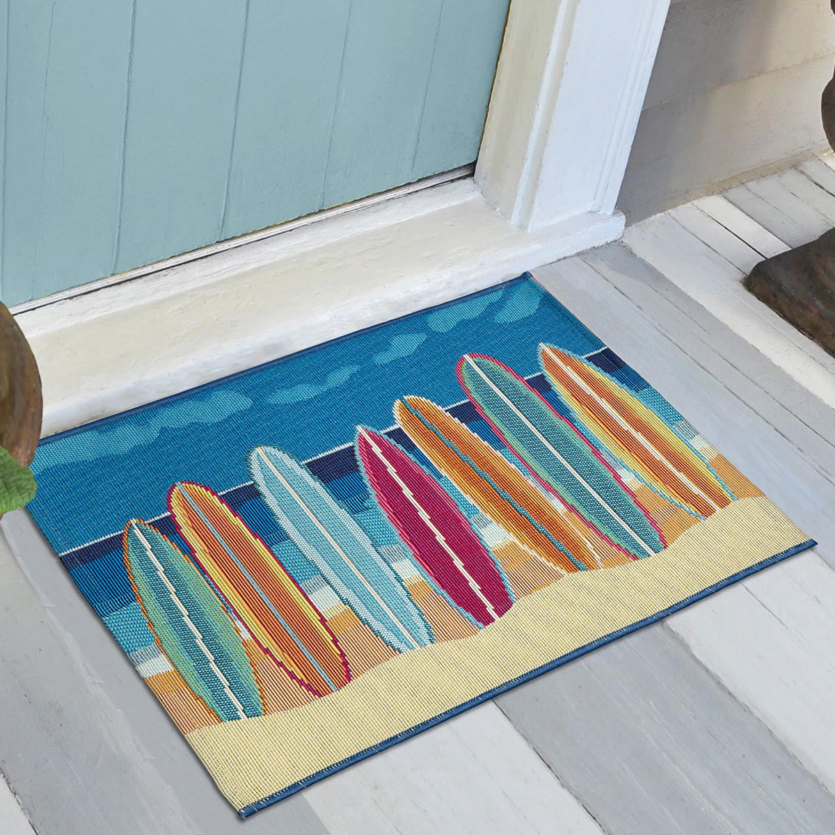Hawaiian Surf Scatter Rugs