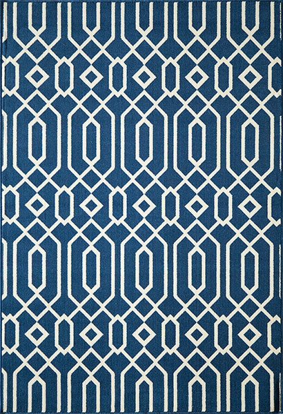 Baja Diamond Geo Navy Rug Collection