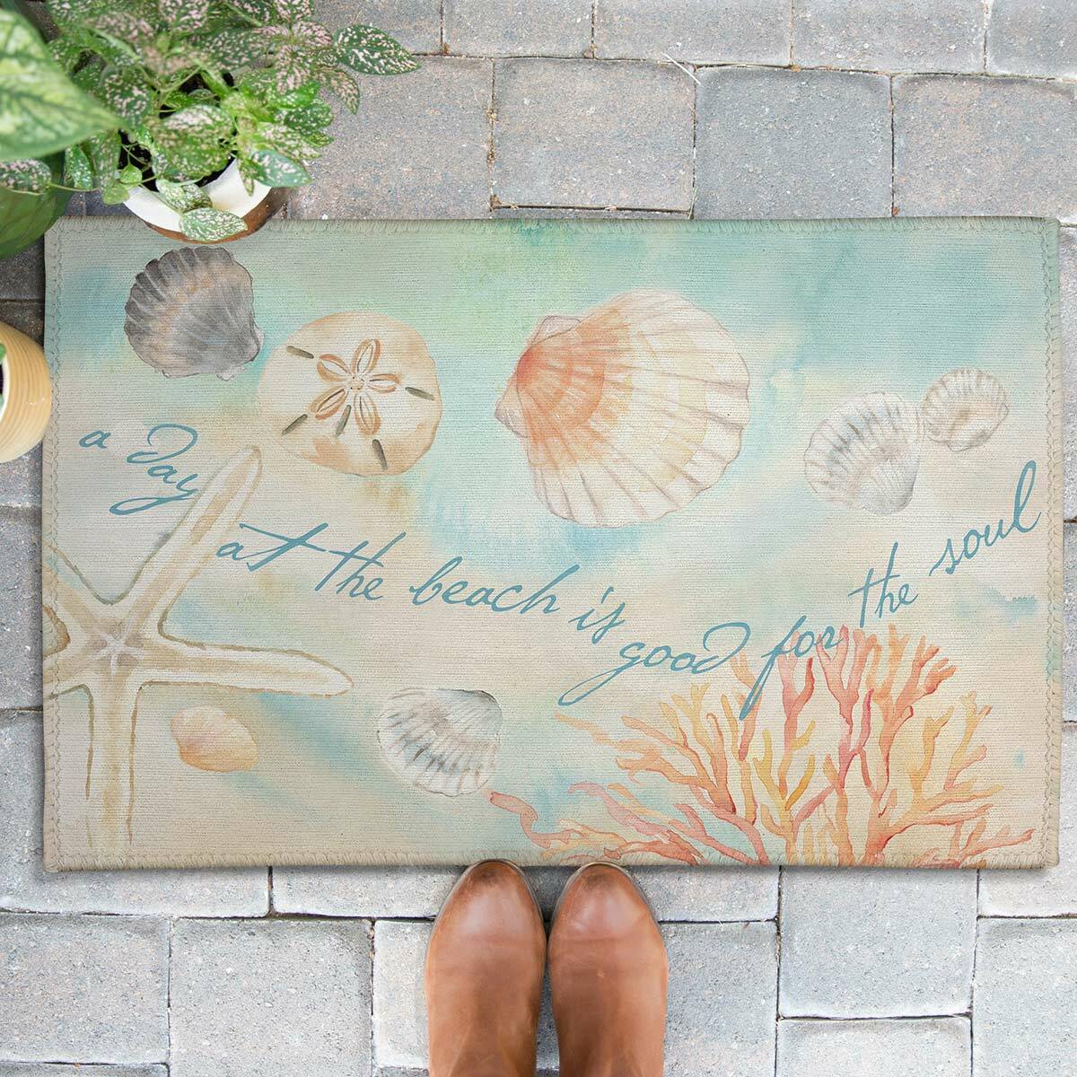 A Day at the Beach Outdoor Rugs