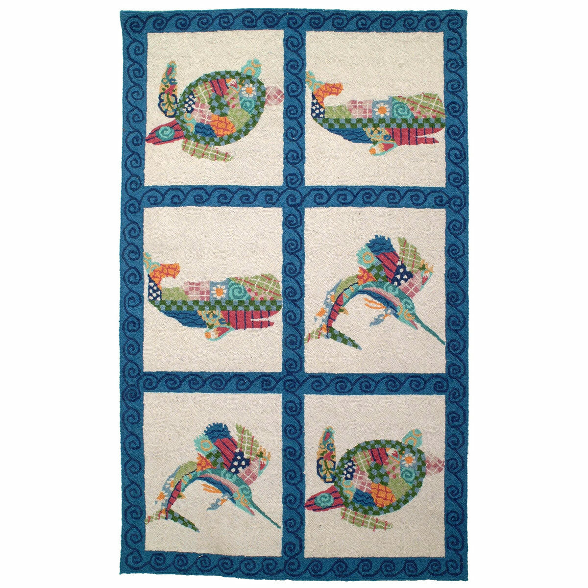 Patchwork Ocean Rug Collection