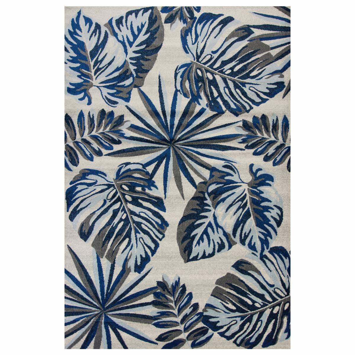 Palm Reef Blue Rug Collection