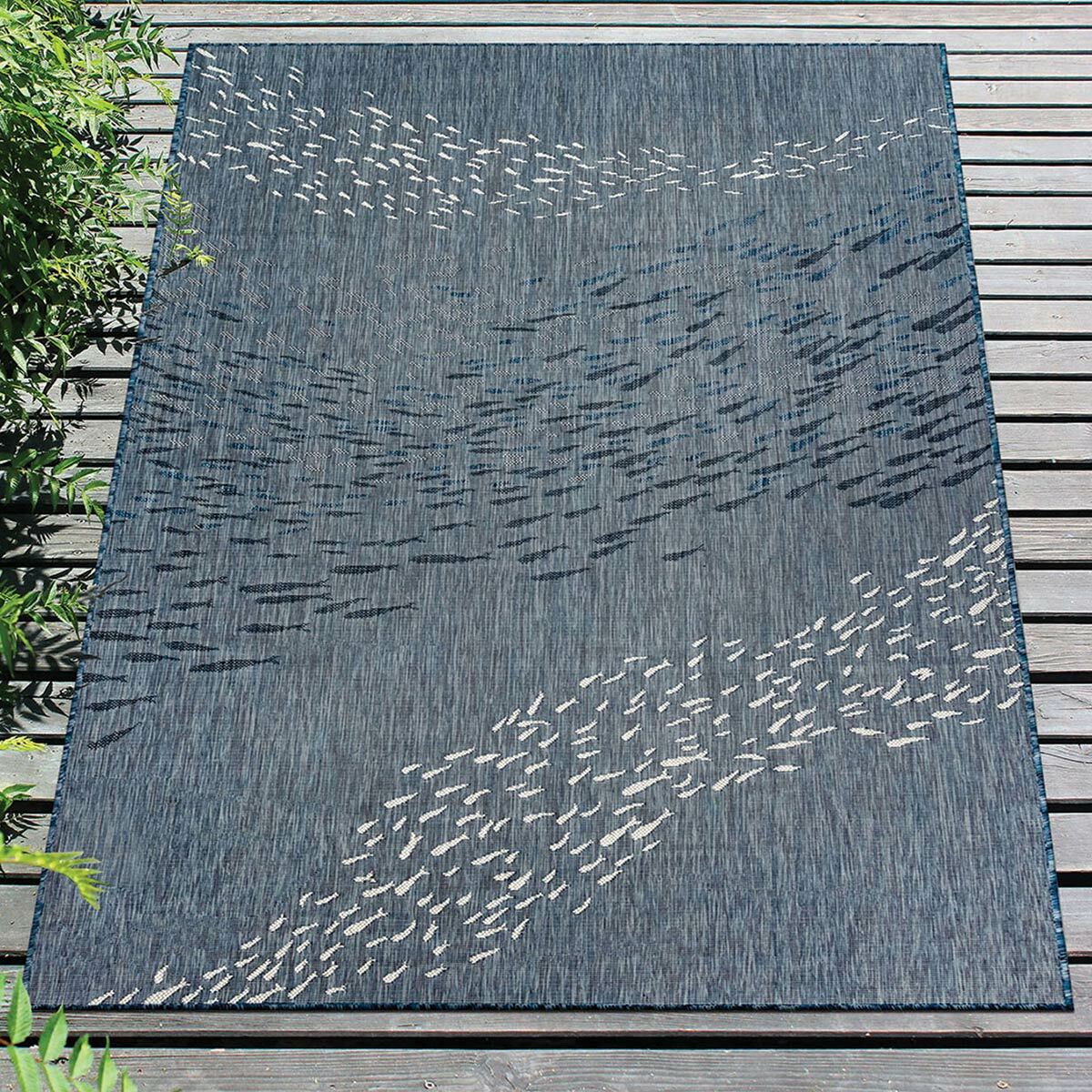 Cabo Fish Navy Indoor/Outdoor Rug Collection