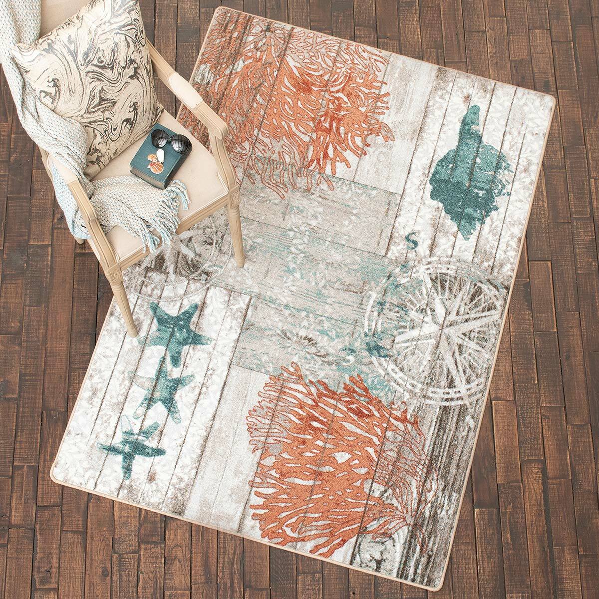 Boardwalk Sea Life Rug Collection