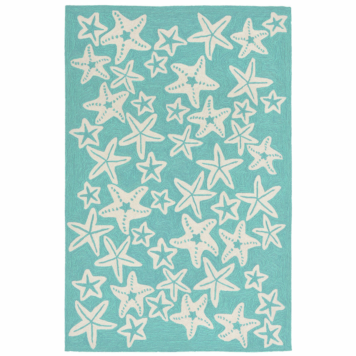 Starfish Sea Blue Indoor/Outdoor Rug Collection