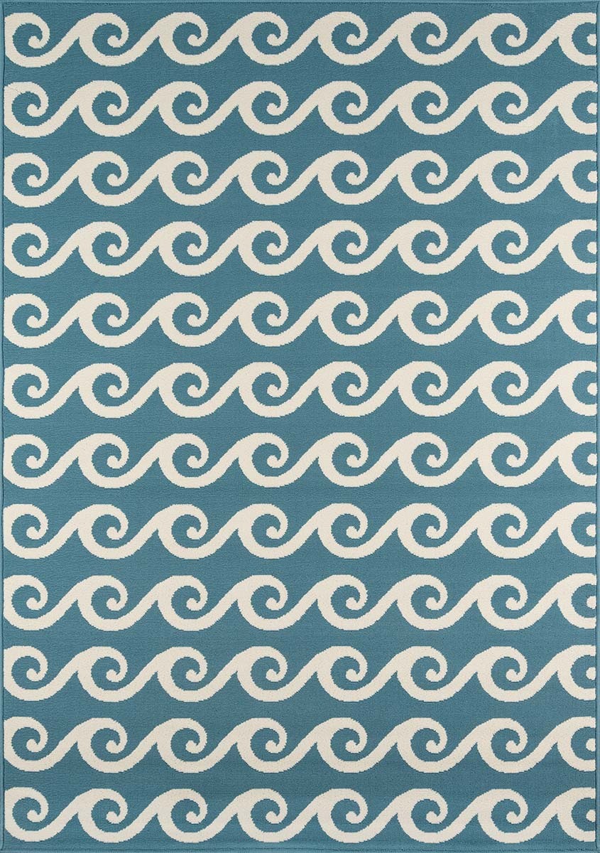 Sea Serenity Blue Indoor/Outdoor Rug Collection