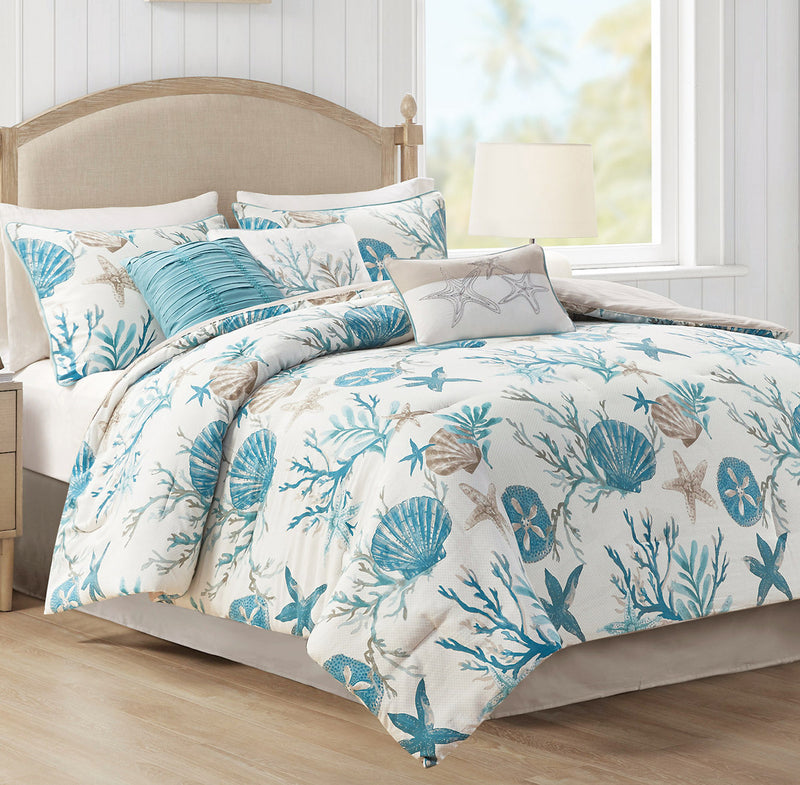 Coralscape Seashell Bedding Collection