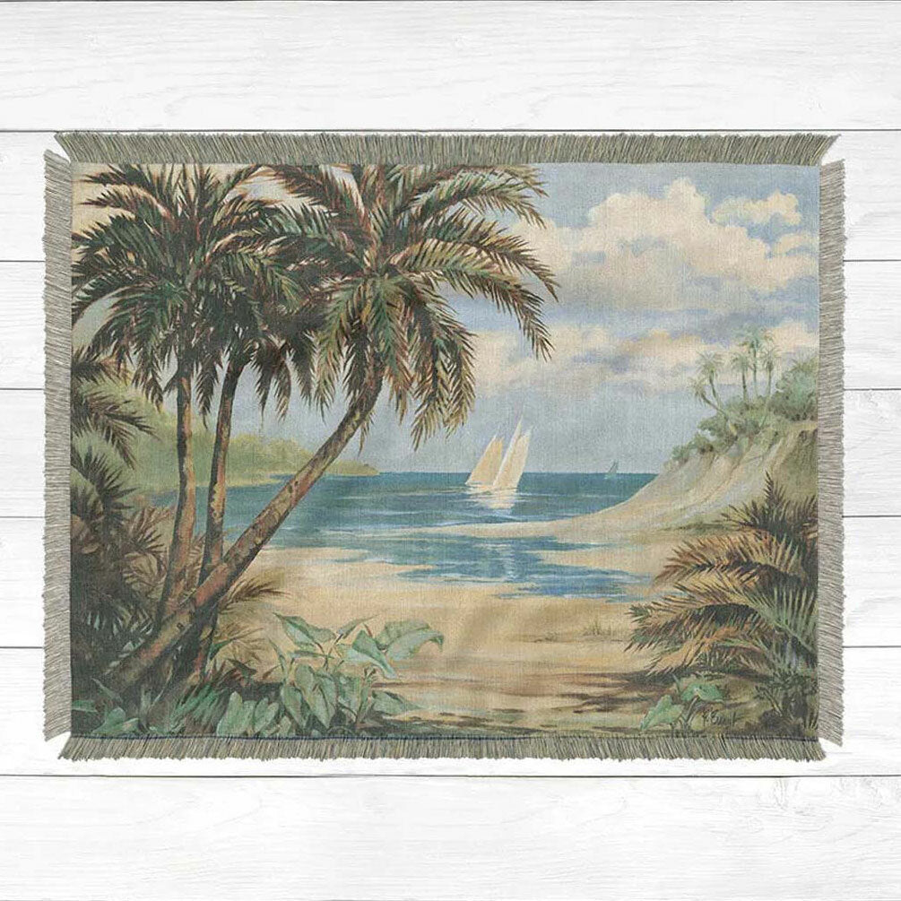 Tropical Palms Throws