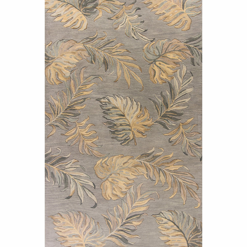 Nautical Area Rugs: Havana Gray Palms Rug Collection | Bella Coastal Decor