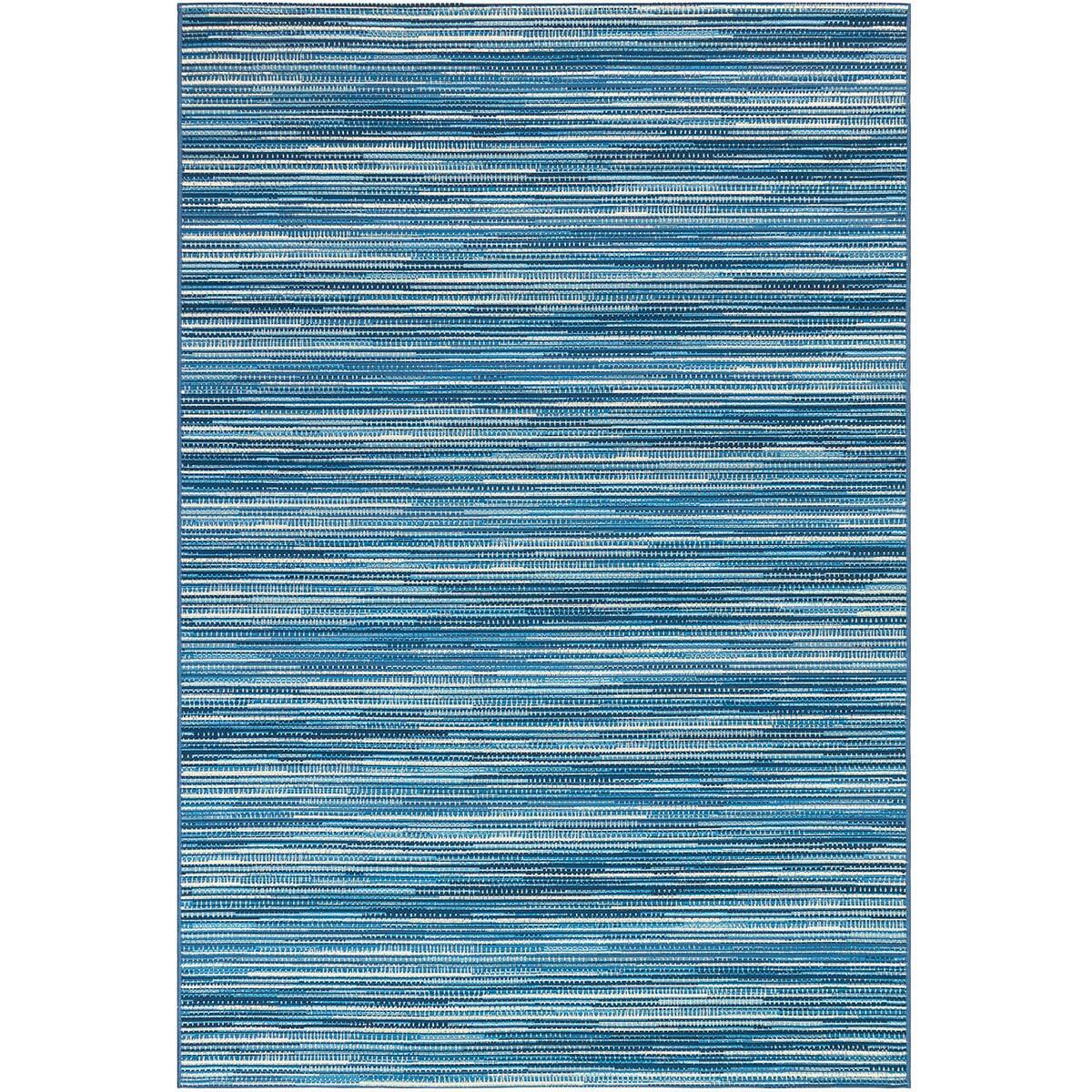 Pacific Stripes Blue Indoor/Outdoor Rug Collection