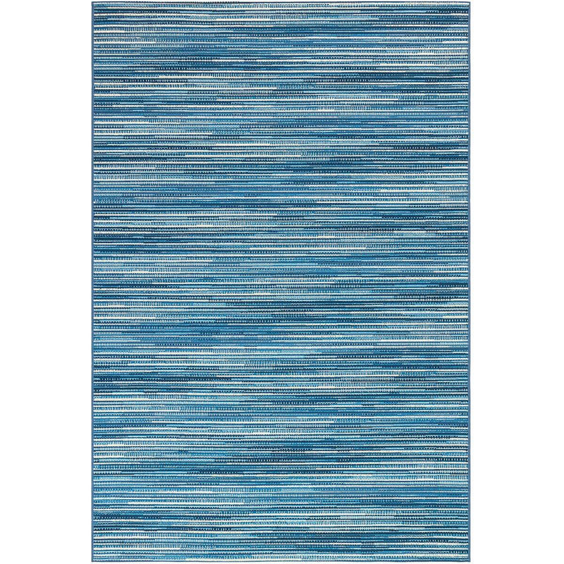 Pacific Stripes Blue Indoor/Outdoor Rug Collection