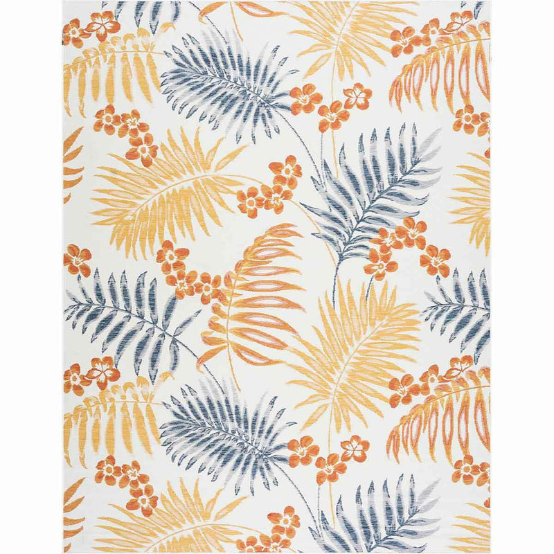 Palm Island Blue & Gold Rug Collection