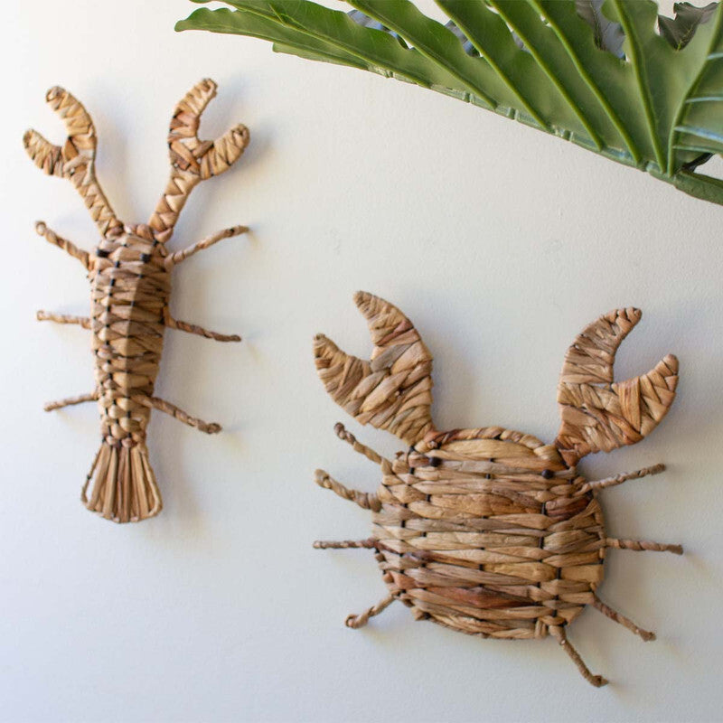 Wood & Seagrass Wall Décor