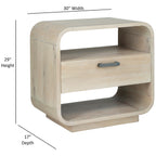 Kingston 1 Drawer Nightstand