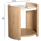 Kingston Round End Table - OUT OF STOCK UNTIL 07/03/2026