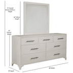 Amalfi 4 Piece Bedroom Set with Queen Bed - OUT OF STOCK UNTIL 08/19/2026