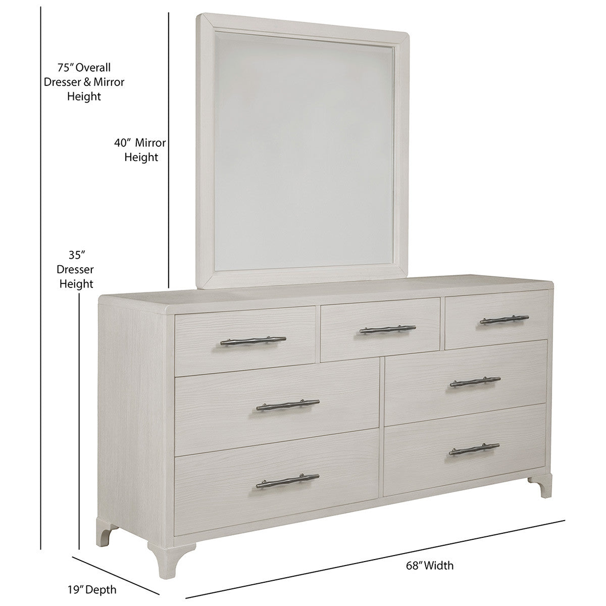 Amalfi 4 Piece Bedroom Set with Queen Bed - OUT OF STOCK UNTIL 08/19/2026