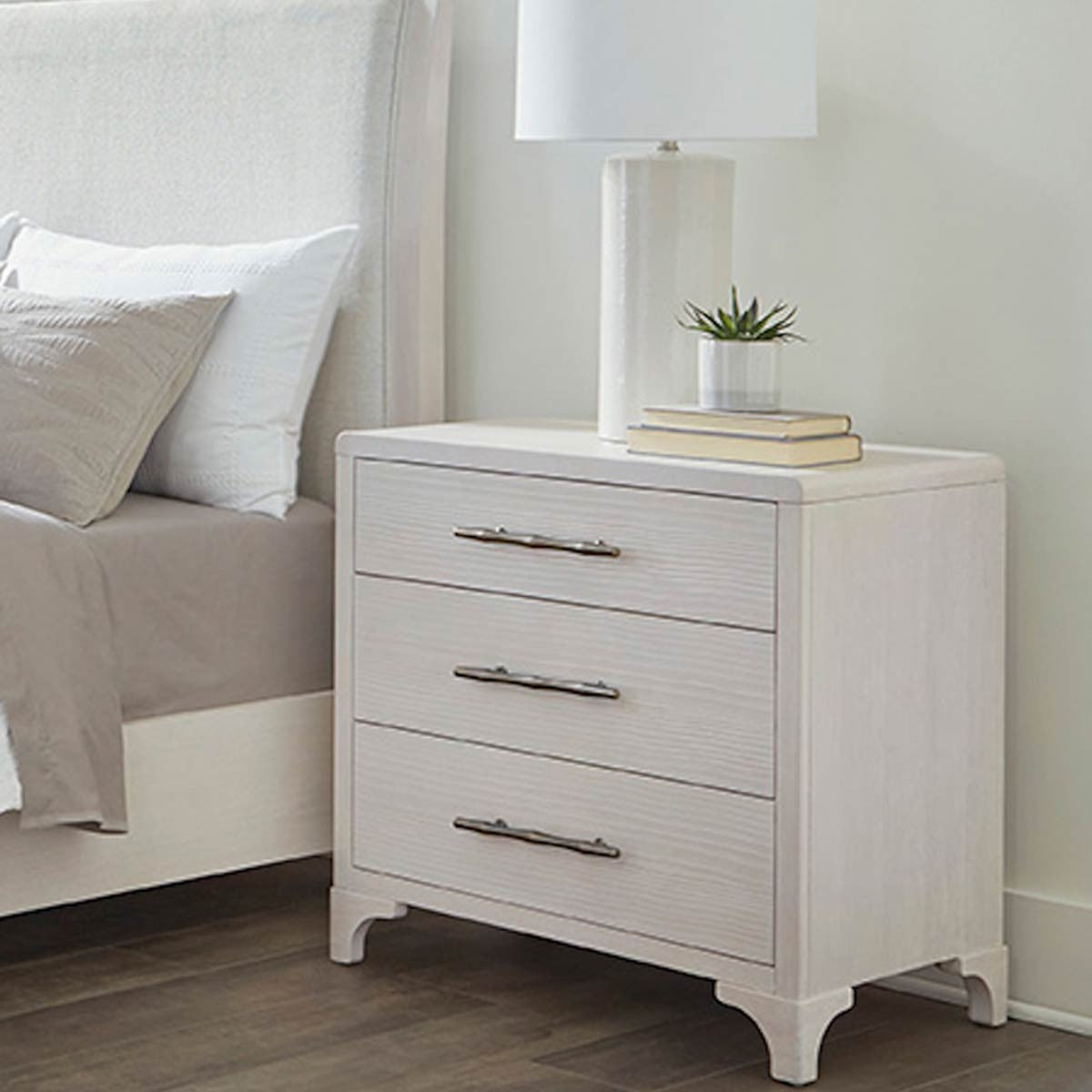 Amalfi 3 Drawer Nightstands with USB - Set of 2 - OUT OF STOCK UNTIL 09/18/2026