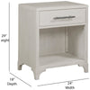 Amalfi 1 Drawer Nightstands with USB - Set of 2 - OUT OF STOCK UNTIL 09/18/2026