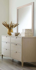 Cascading Waves Dresser & Landscape Mirror Combo - OUT OF STOCK UNTIL 09/07/2026