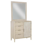 Luminous Reflections Door Chest with Mirror