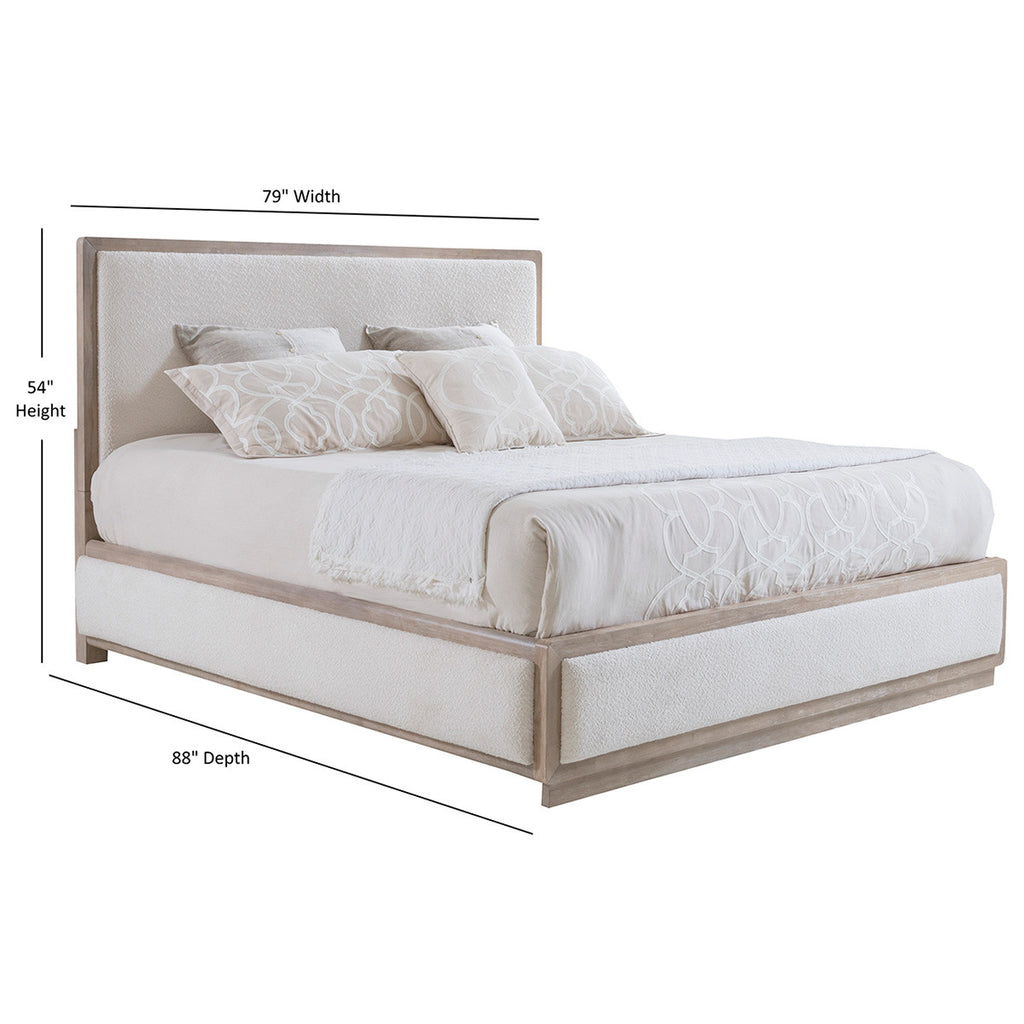 Portmore Bed with Upholstered Side Rails - King - OUT OF STOCK UNTIL 09/02/2026