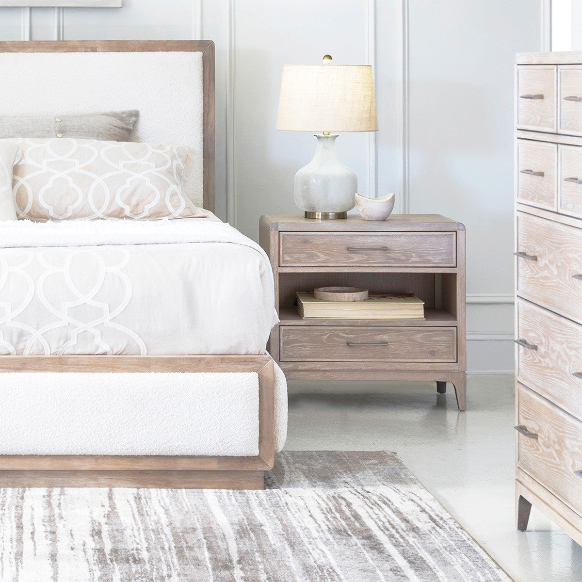 Portmore 2 Drawer Nightstand
