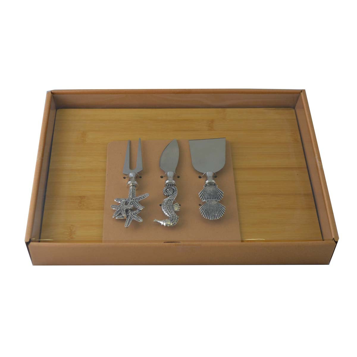Nautical Creatures Serving Board 4 Pc. Set