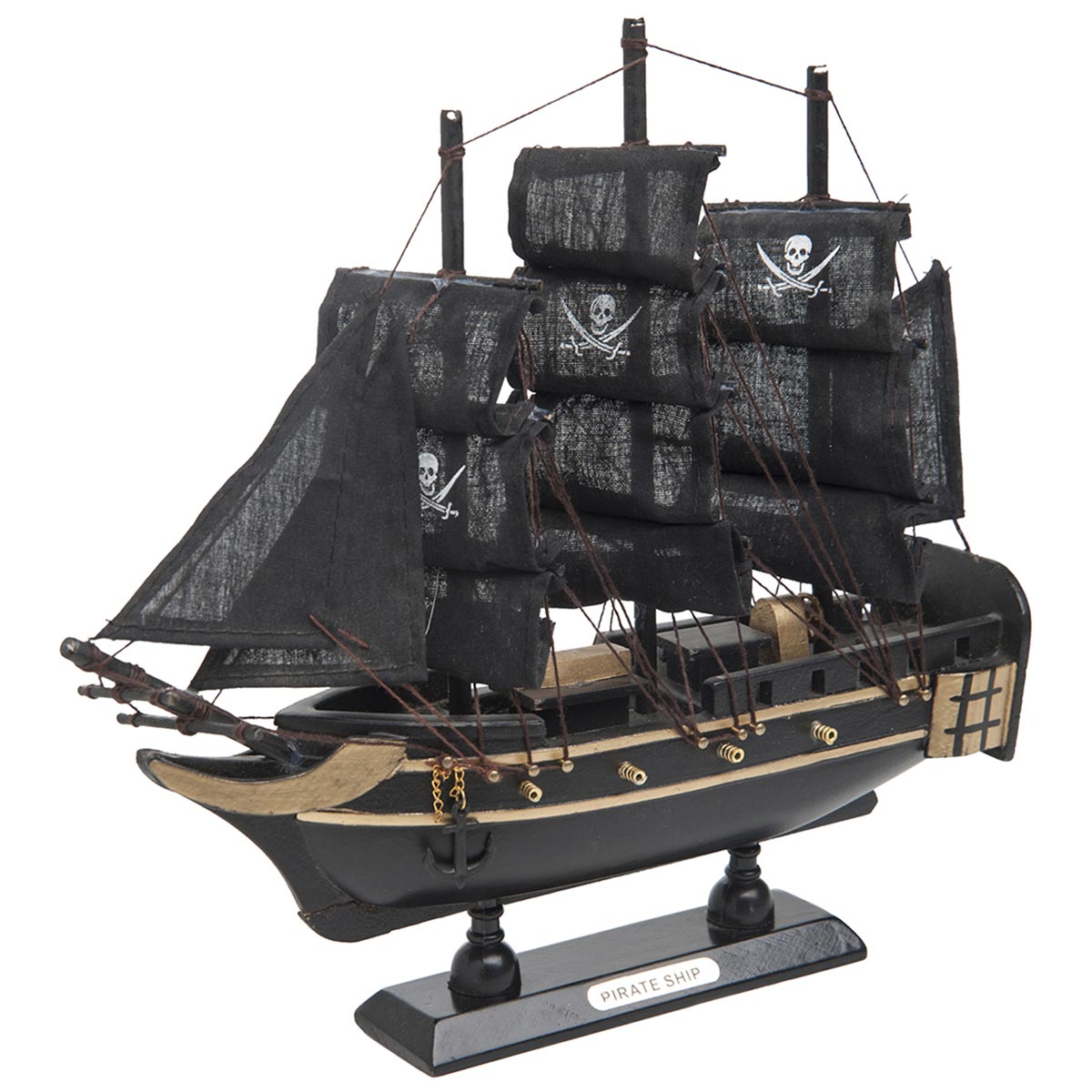 Wood Pirate Ship Model
