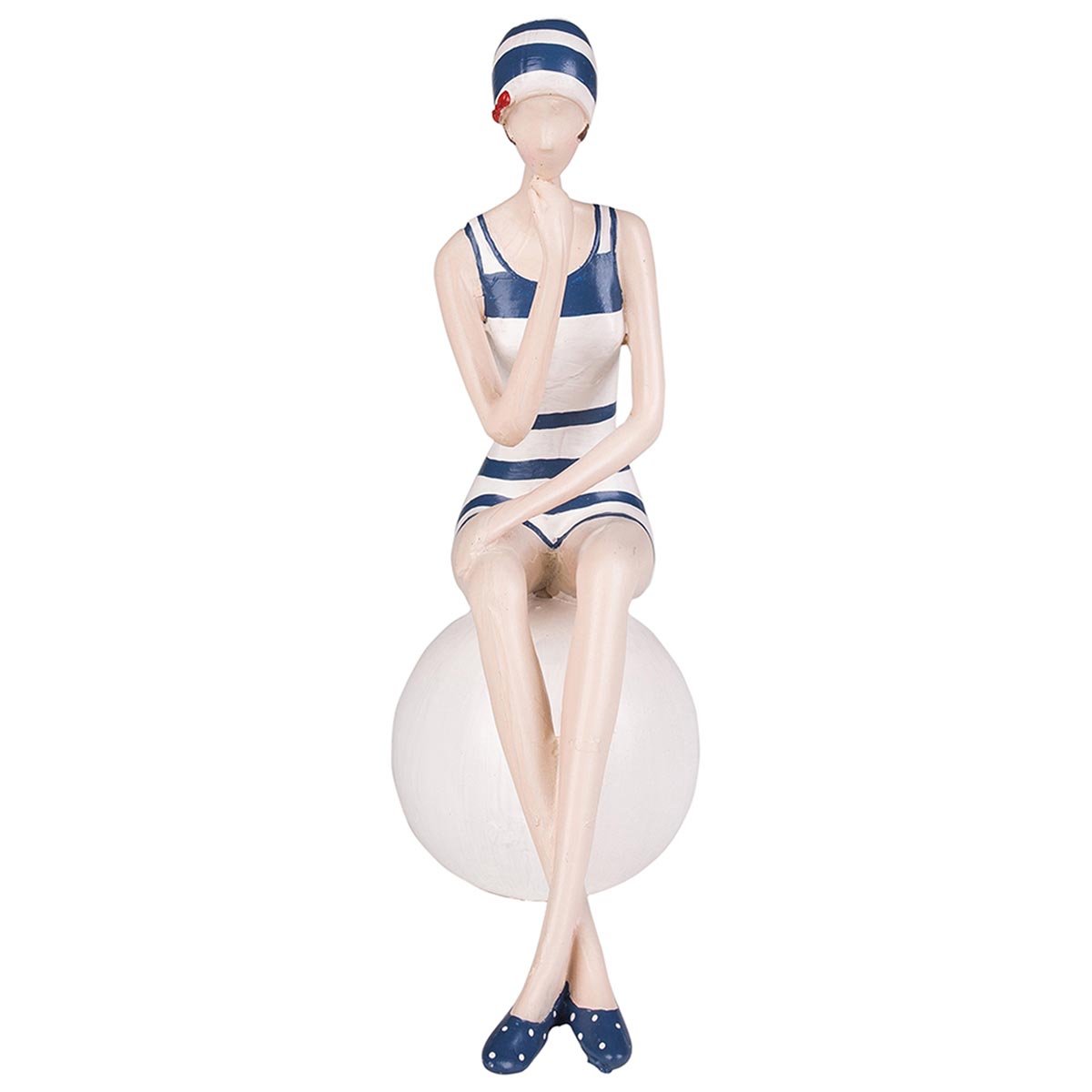 Retro Swimmer Figurine