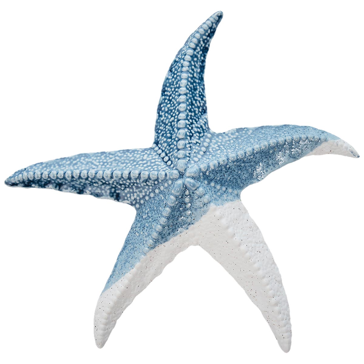 Blue Porcelain Starfish Figurine