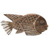 Tribal Fish Wood Sculpture