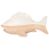 Almond Porcelain Fish Figurine