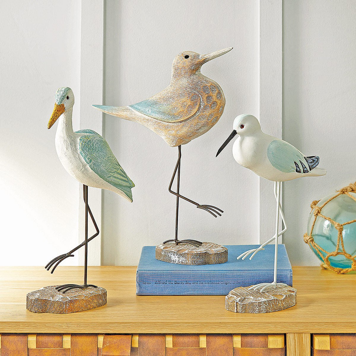 Seagull Breeze Wood Figurine