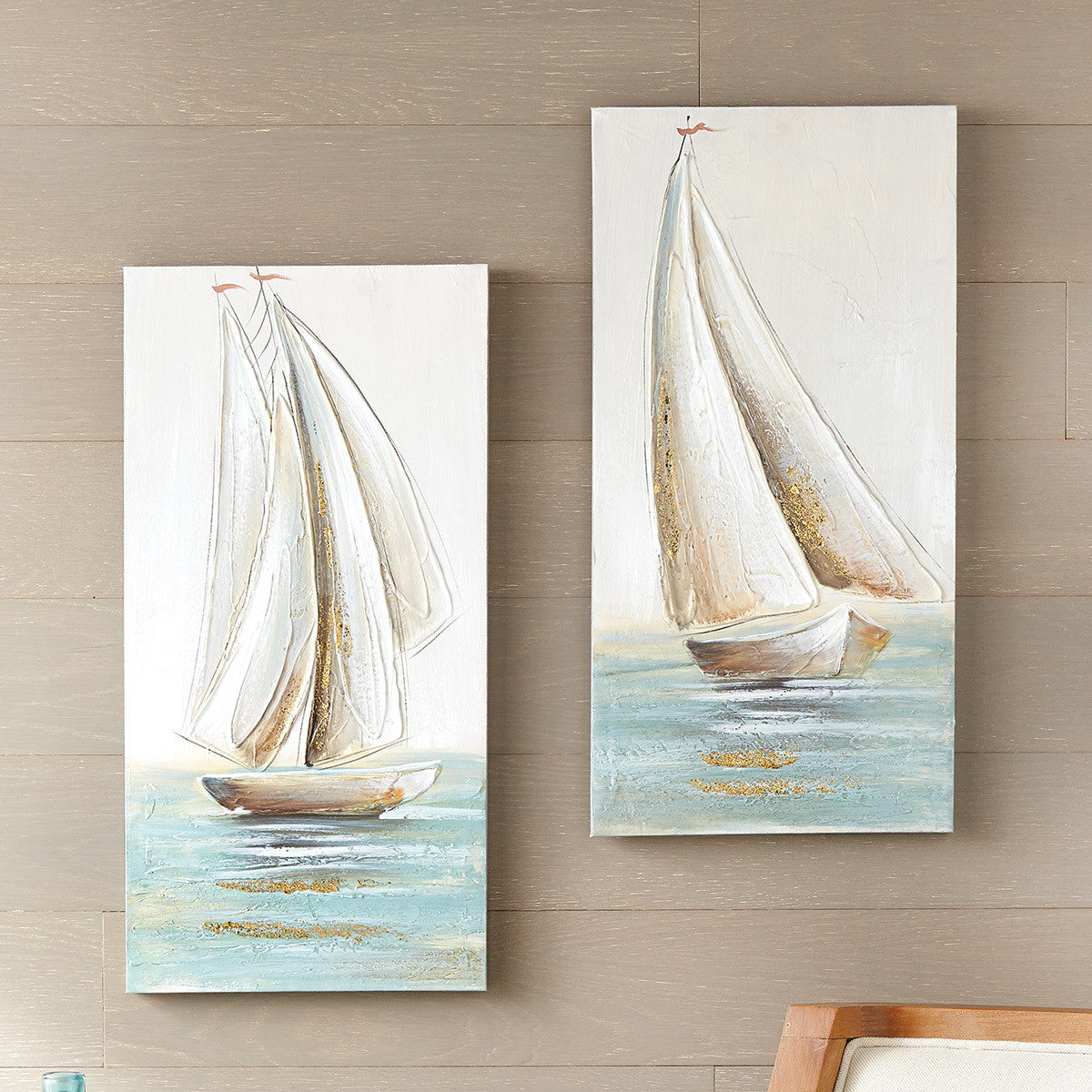 Ocean Breeze Sailboat Wall Art - 2