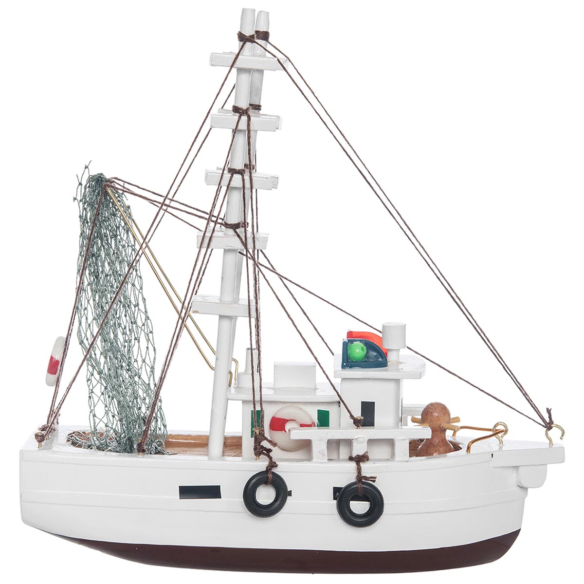 Shrimp Boat Figurine - Medium