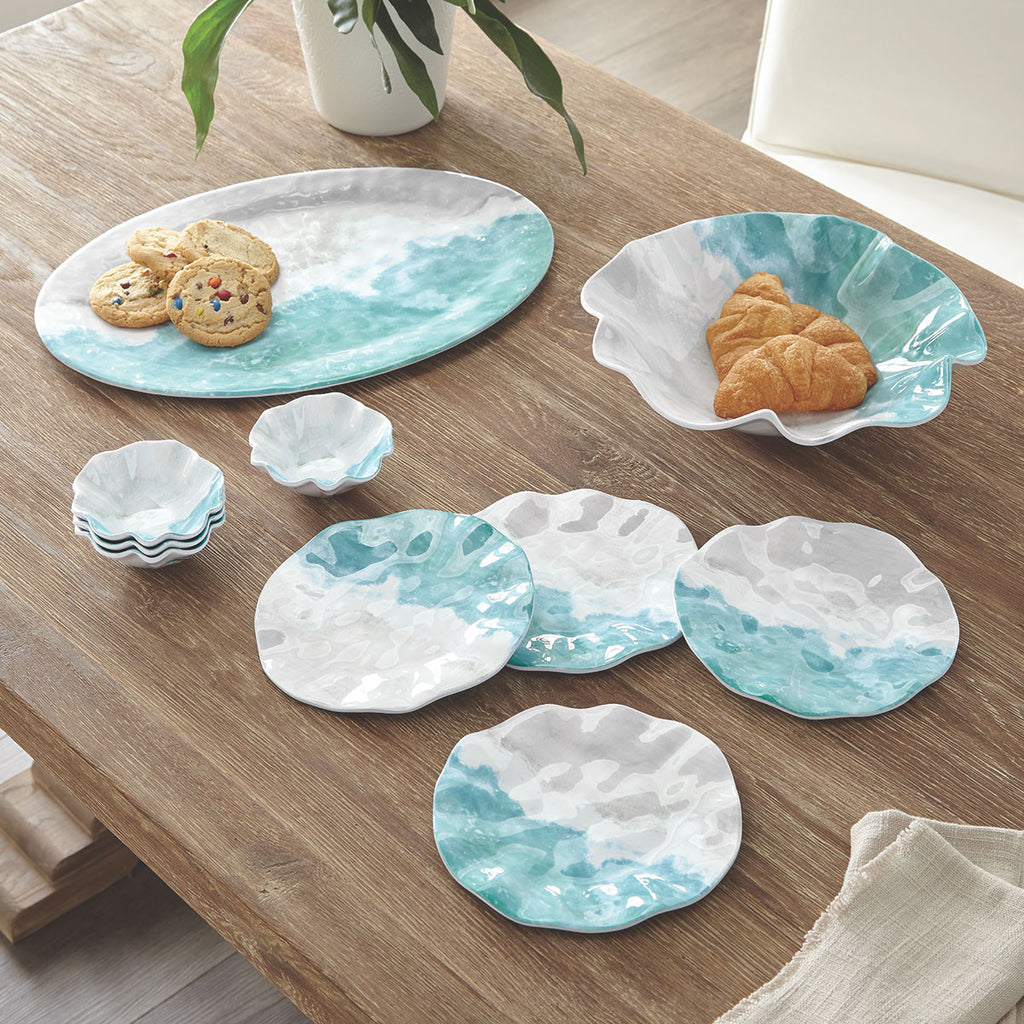 Shoreline Waves Bowls - Set of 4
