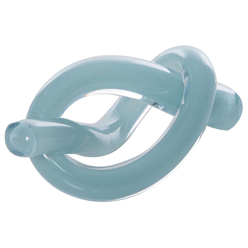 Blue Knot Glass Figurine