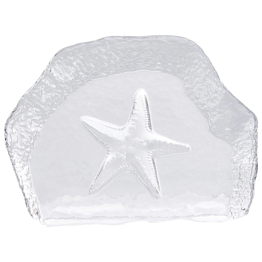 Coastal Etched Glass Figurine - Starfish