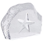 Coastal Etched Glass Figurine - Starfish
