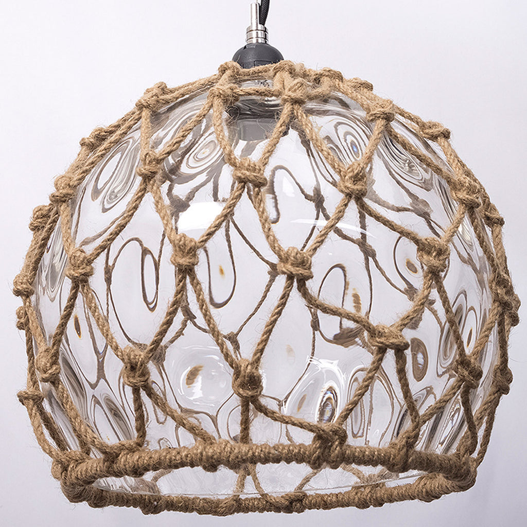 Clear Glass Buoy Pendant Light