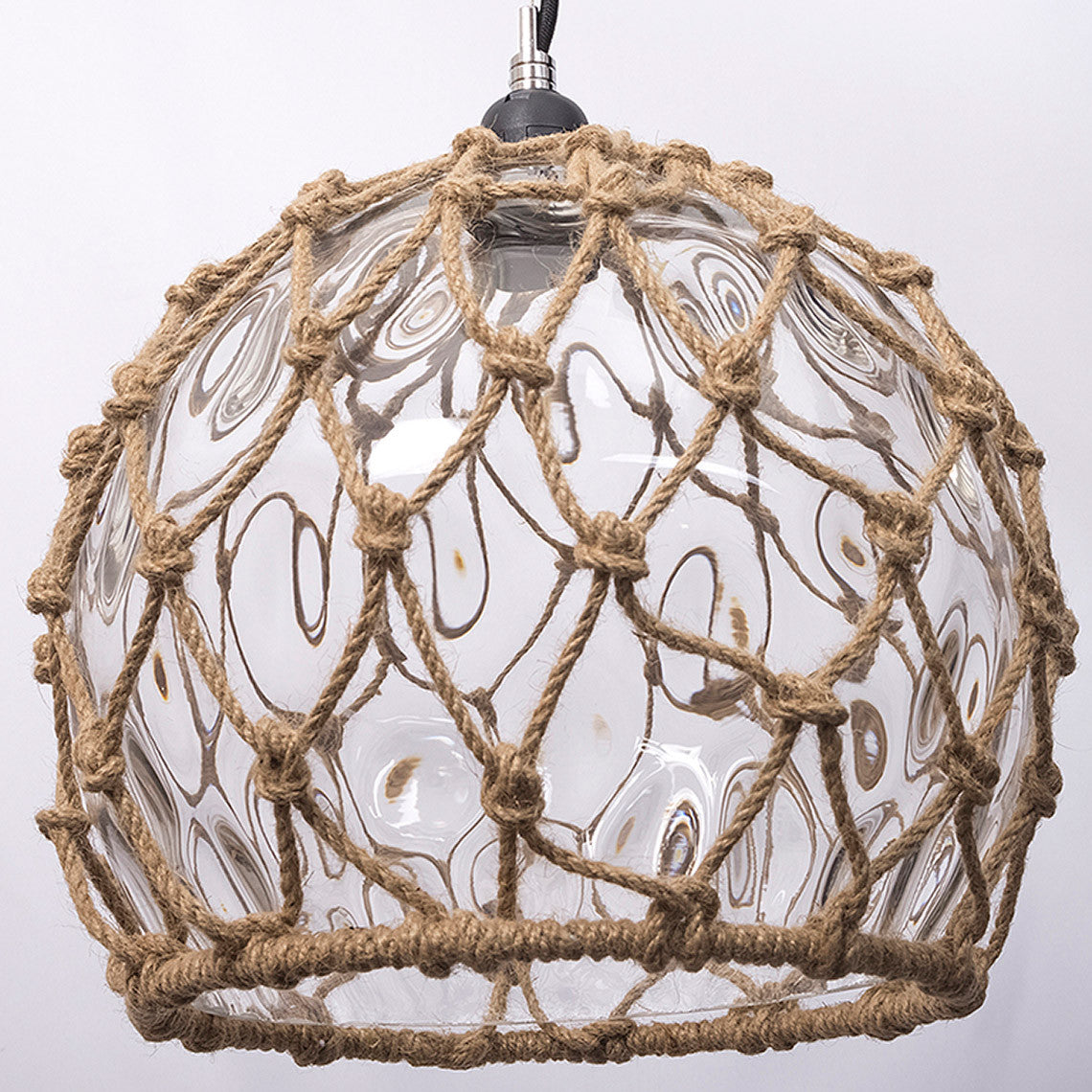 Clear Glass Buoy Pendant Light
