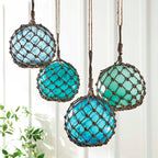 Large Glass Buoy Decorative Sphere - Sky Blue - OVERSTOCK